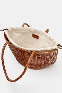 SAC EN CUIR TRESSÉ