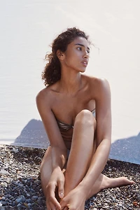 METALLIC BIKINI BOTTOMS
