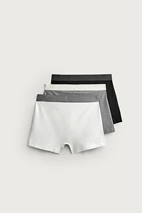 SOFT BOXER BRIEFS - PACK OF 3