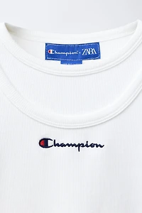 CHAMPION ® X ZARA TEXT RIB T-SHIRT