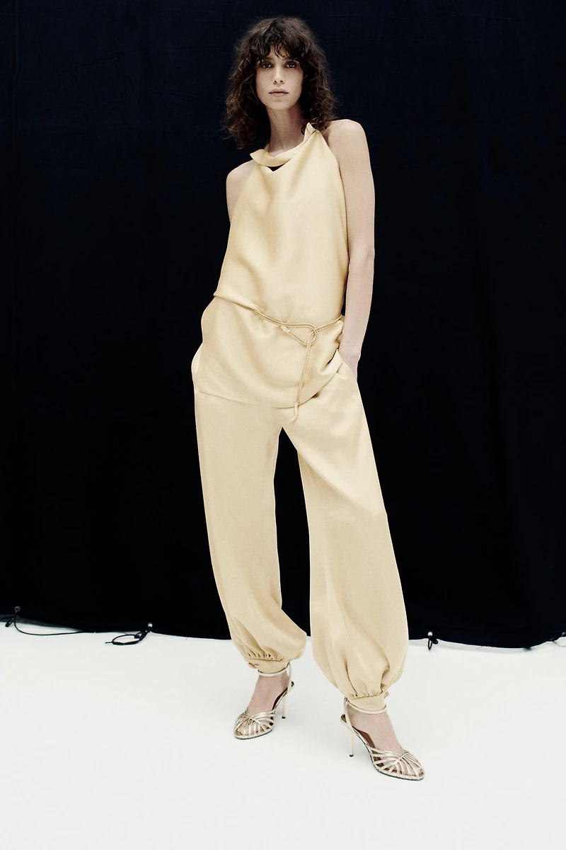TOP HALTER SATINÉ ZW COLLECTION