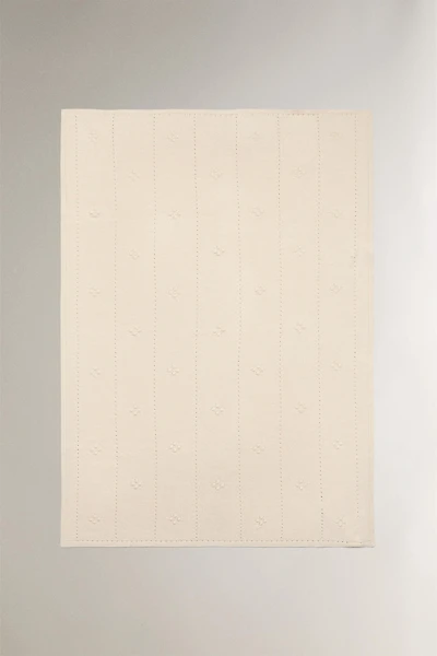 BABY OPENWORK COTTON BLANKET