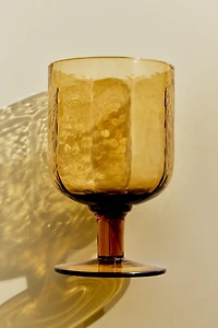 VERRE À PIED MARTELÉ