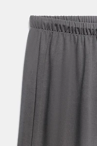 DRAWSTRING FLOWY PANTS