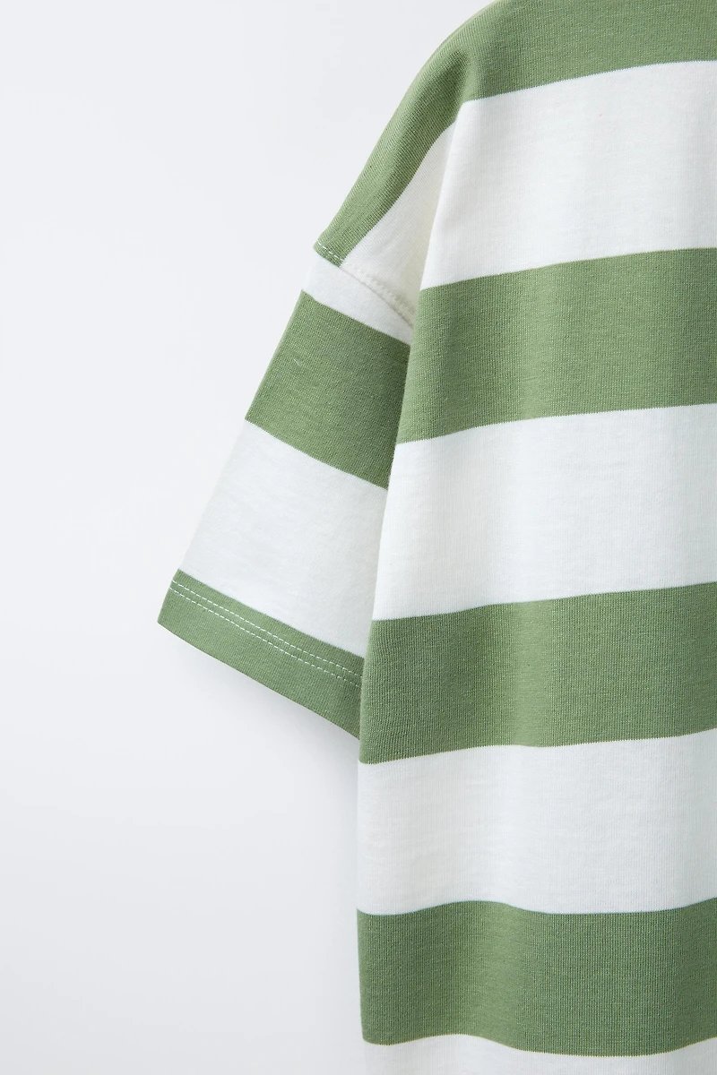 WIDE STRIPE T-SHIRT