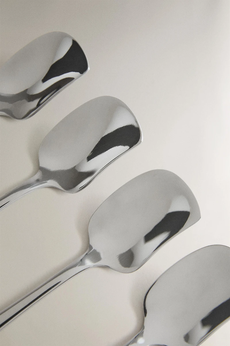 PACK OF STEEL DESSERT SPOONS