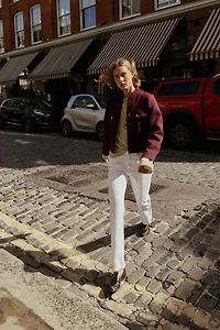 VESTE COURTE DOUCE AU TOUCHER