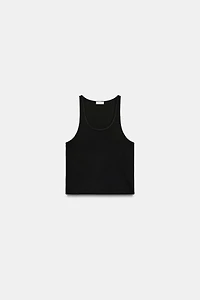 RIBBED CROP TOP