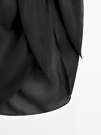 100% ramie pareo skirt
