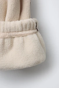 PANTALON DE JOGGING EN POLAIRE AVEC LISERÉS