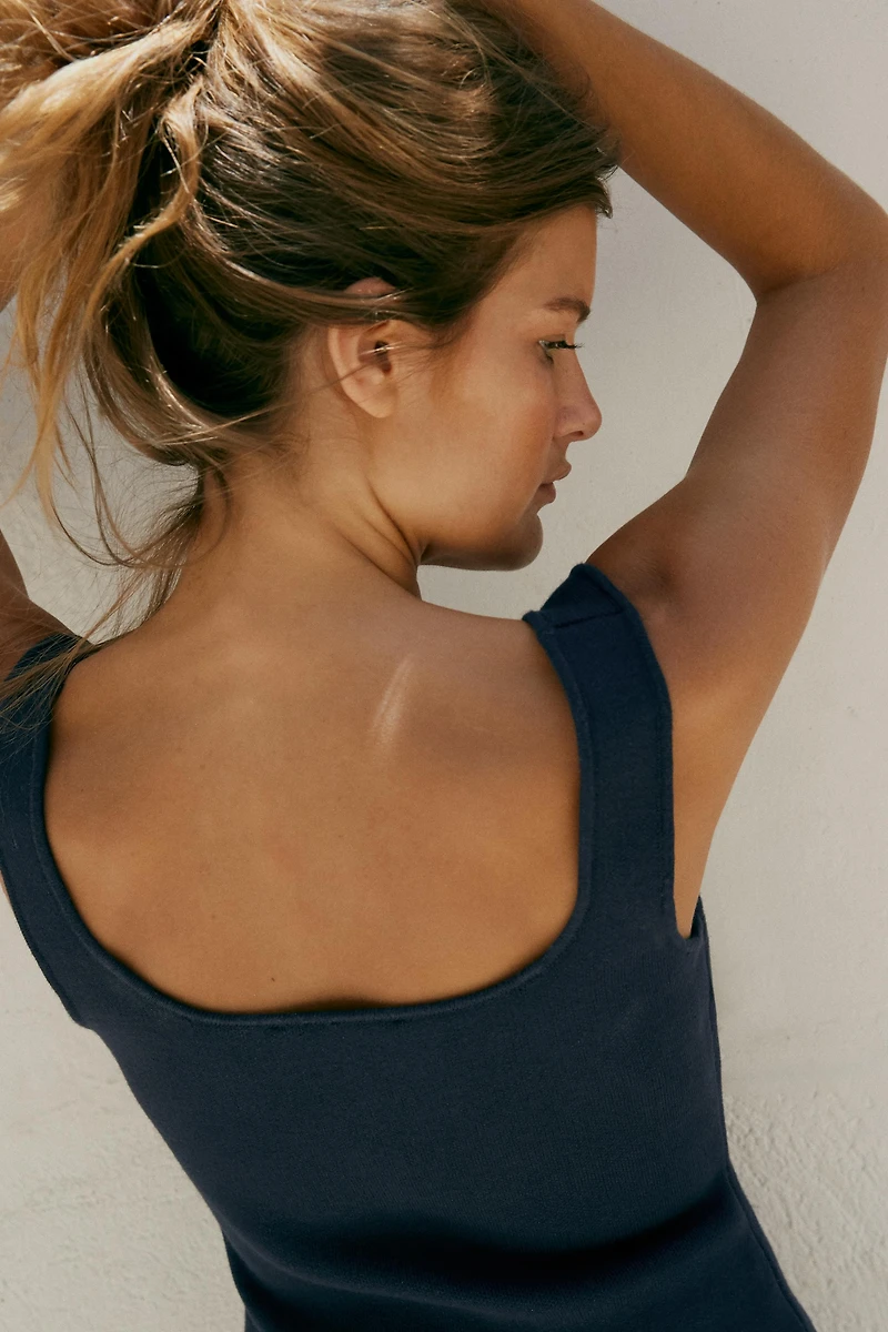 PLAIN KNIT CORSET TOP