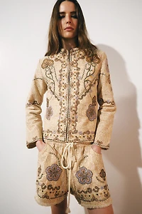 ZW COLLECTION EMBROIDERED JACKET