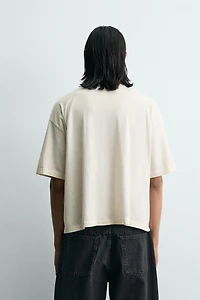 WASHED MARKER TEXT T-SHIRT