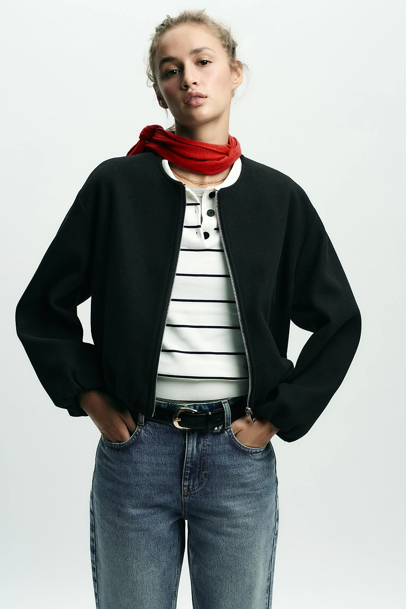 SOFT BOMBER JACKET