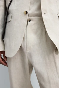 PANTALON DE COSTUME 100 % LIN