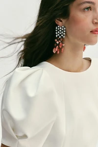WATERFALL JEWEL STONE EARRINGS