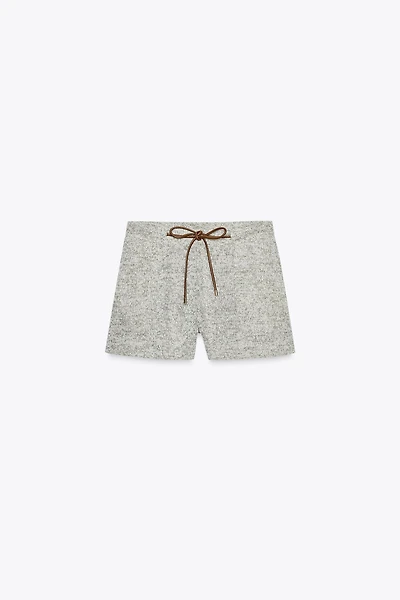 RUSTIC BELTED SHORTS