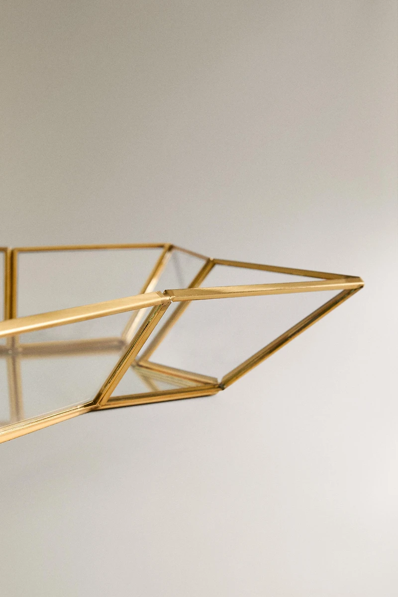 CHRISTMAS MIRRORED STAR TRAY