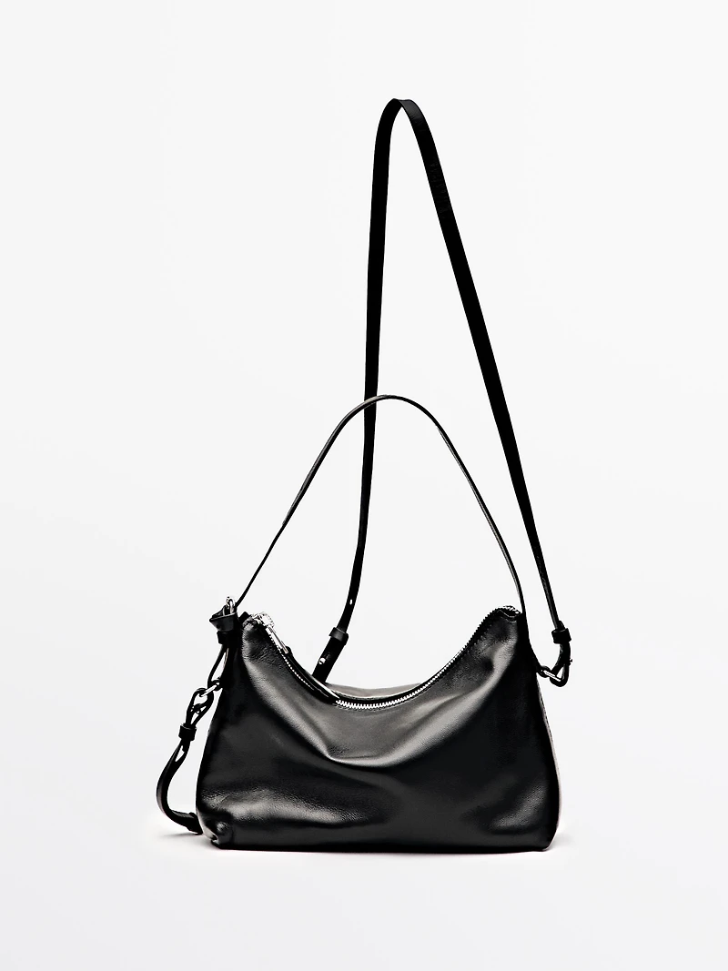 Small nappa leather bag