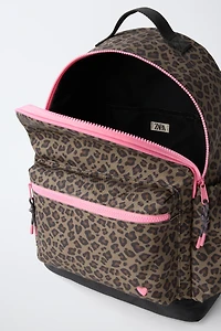 ANIMAL PRINT BACKPACK