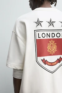 SHIELD PRINT SWEATSHIRT