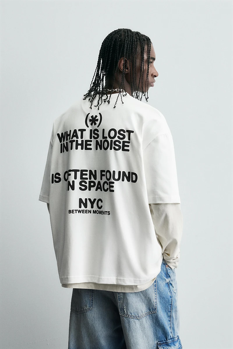 RUBBERIZED PRINTS T-SHIRT