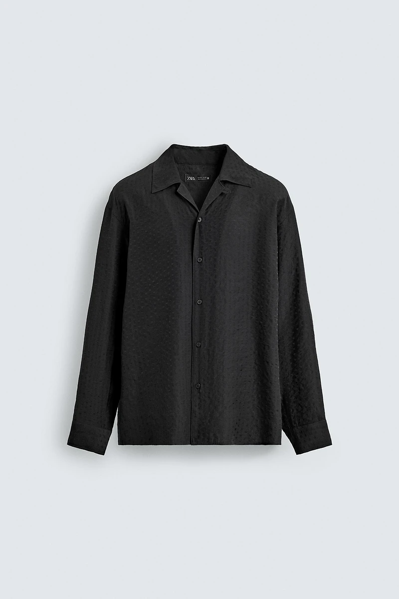 JACQUARD DOT SHIRT