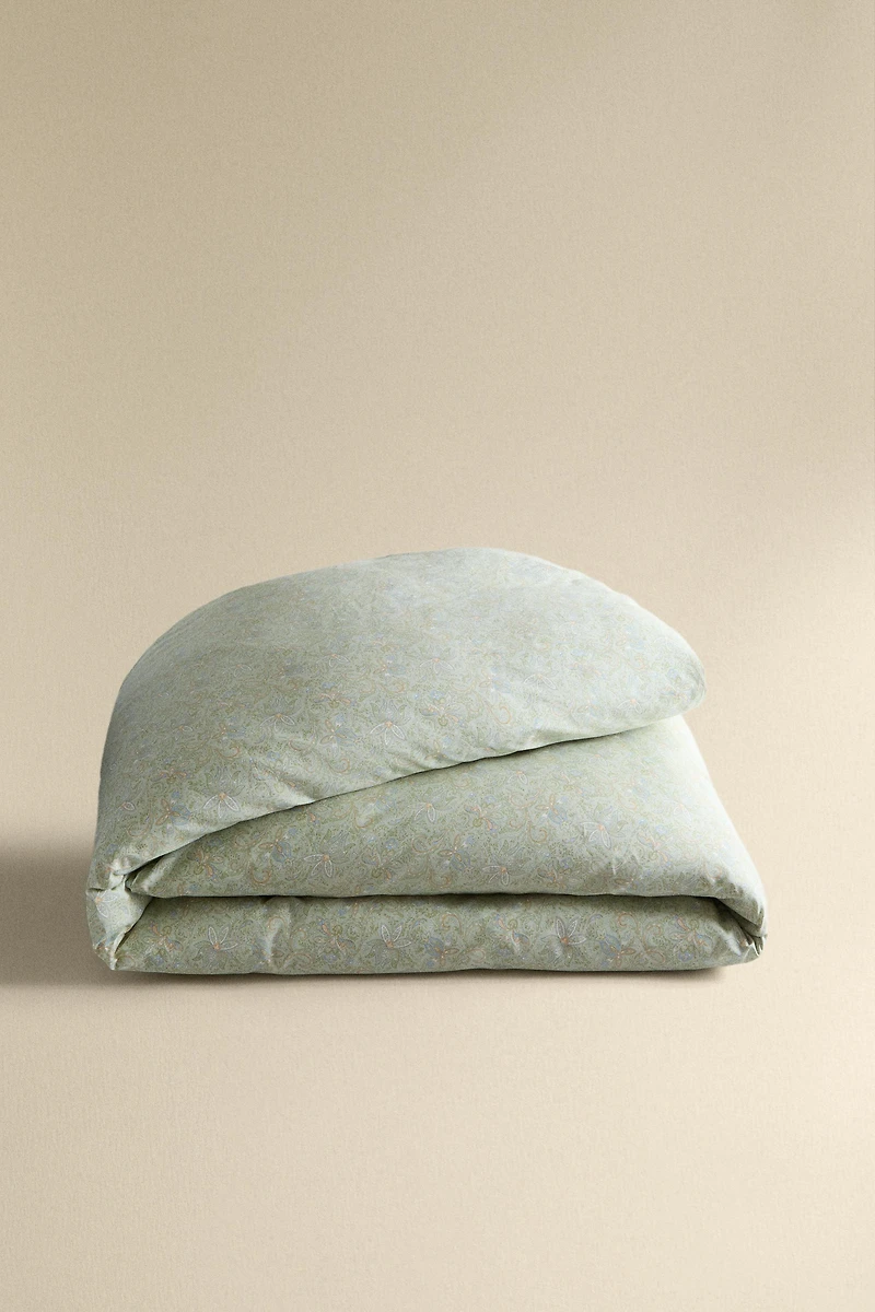 PAISLEY SATEEN DUVET COVER