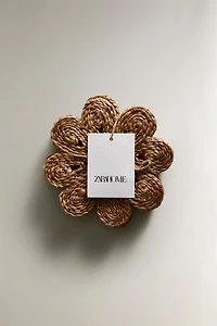 PACK OF RAFFIA COASTERS (PACK OF 4)