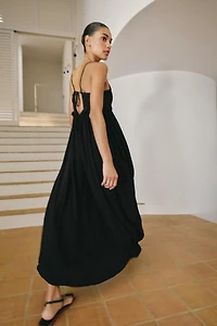 ROBE LONGUE BIMATIÈRE EN MAILLE CROCHET