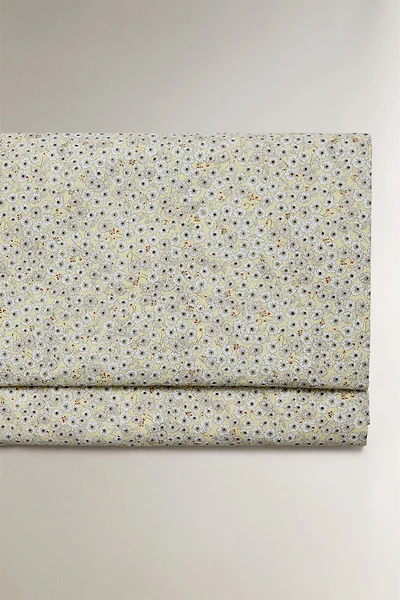 KIDS' FLORAL FLAT SHEET