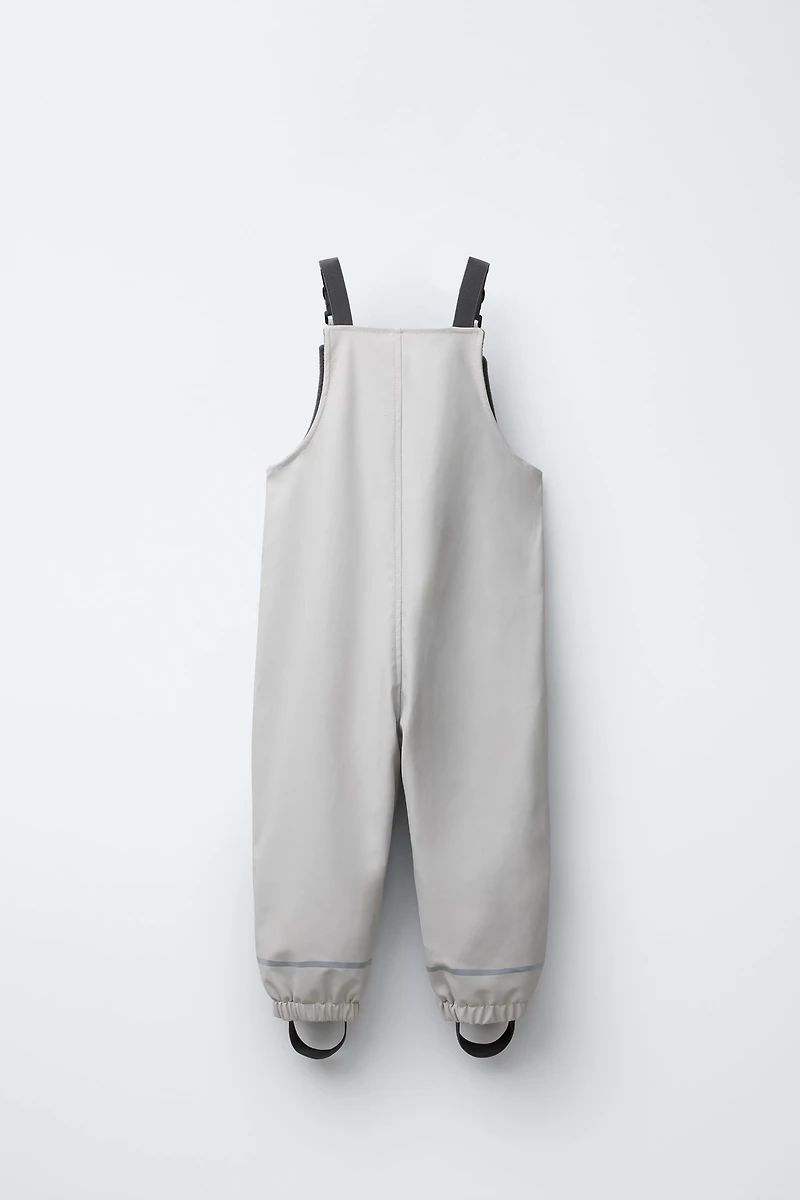 WATER-RESISTANT RUBBERIZED OVERALLS