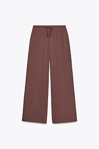 PANTALON DROIT TEXTURÉ