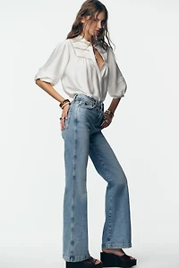 PINTUCK CREPE BLOUSE