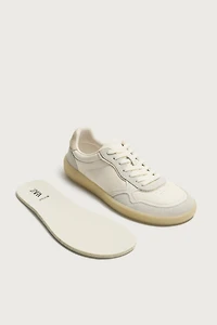 BASKET BAREFOOT EN CUIR