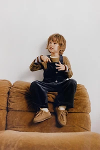 LONG CORDUROY OVERALLS