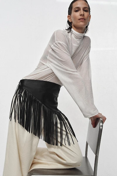 LYOCELL AND LINEN T-SHIRT