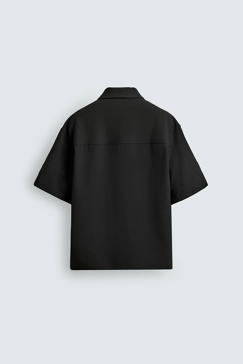 TECHNICAL ZIP POLO SHIRT