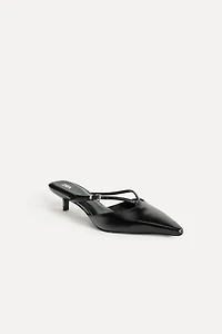 LEATHER HEELED MULES 50TH ANNIVERSARY