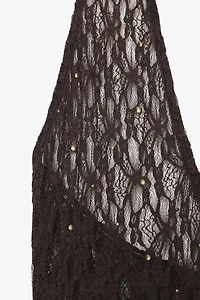 STUDDED SCARF DRESS
