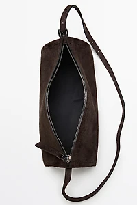 Sac à bandoulière en croûte de cuir