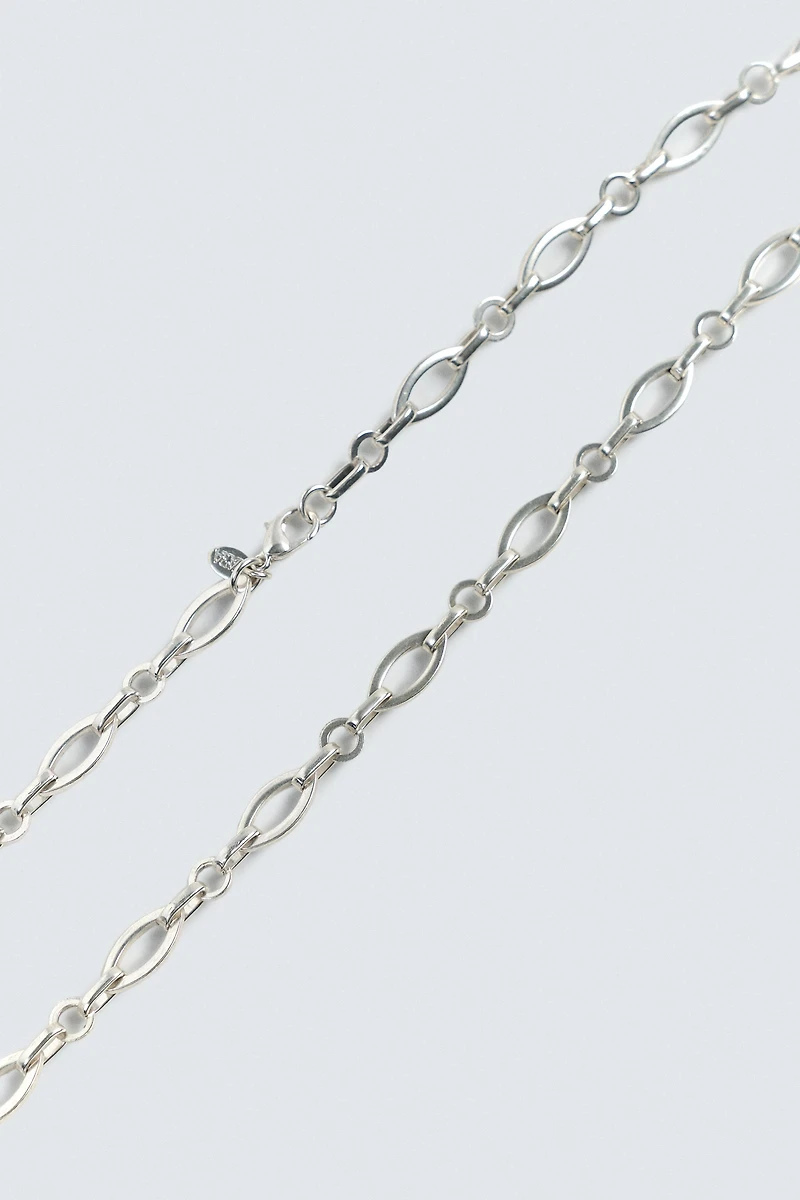 COLLIER À MAILLONS COMBINÉS