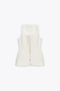 ZIP-UP BUSTIER VEST