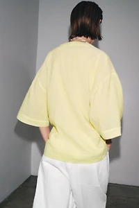 STRIPED KIMONO WITH TIES ZW COLLECTION