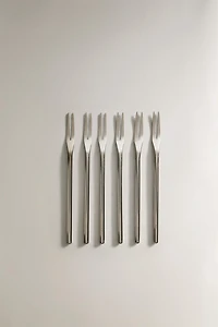 STEEL FORK SET (PACK OF 6)