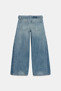 JEAN TRF CEINTURE TAILLE MI-HAUTE