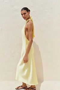 ROBE MIDI HALTER