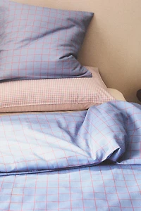 HOUSSE DE COUETTE ENFANT À CARREAUX