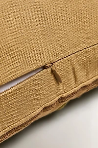 FLORAL EMBROIDERY THROW PILLOW COVER