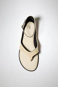 LEATHER TOE SANDALS